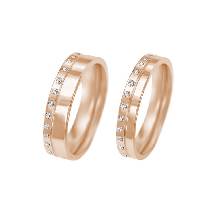 Zlaté snubní prsteny 29005