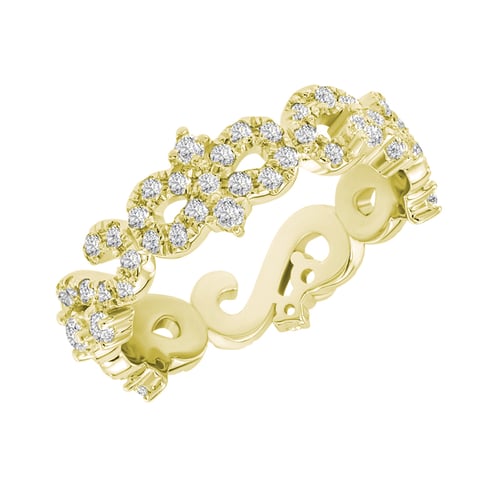Eternity prsten s lab-grown diamanty Chaya