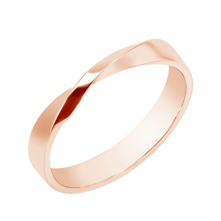 Zlaté propletené snubní prsteny s lab-grown diamanty Lasha 124405