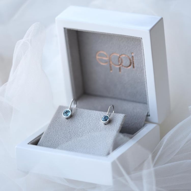 Topazové náušnice ze zlata 52327