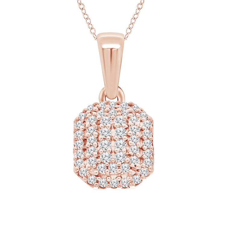 Přívěsek z růžového zlata 95000