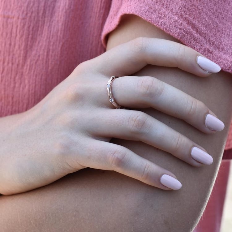 Eternity pozlacený prsten se zirkony 45188