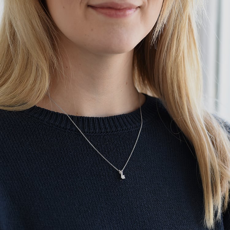 Zlatý diamantový přívěsek 61932