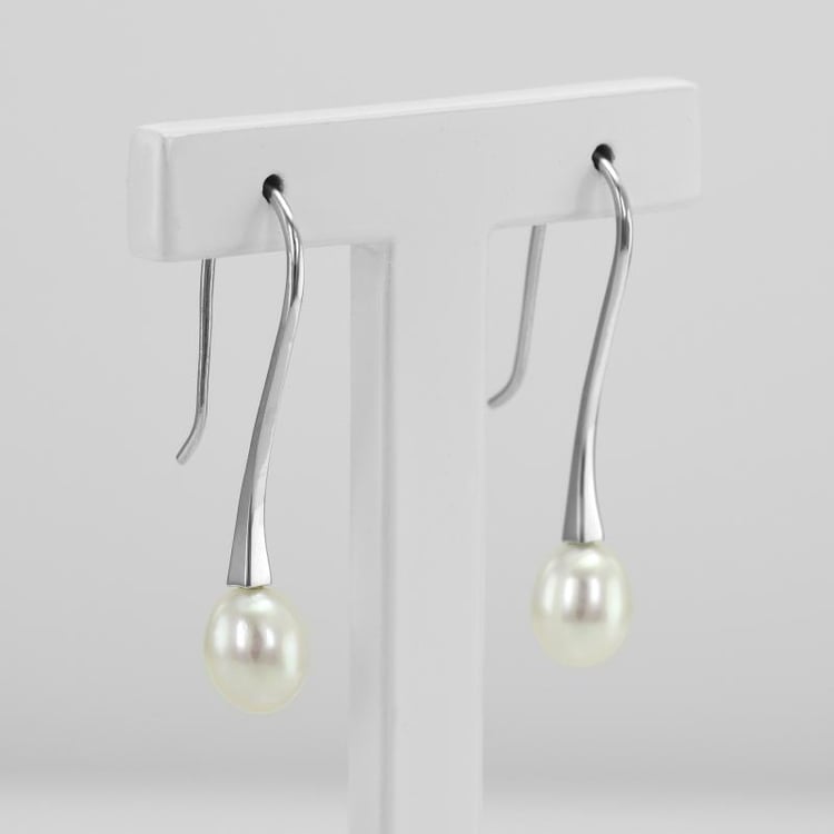 Visací perlové náušnice 50329