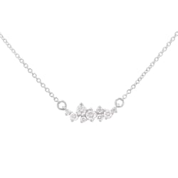 Cluster náhrdelník s diamanty Kianna