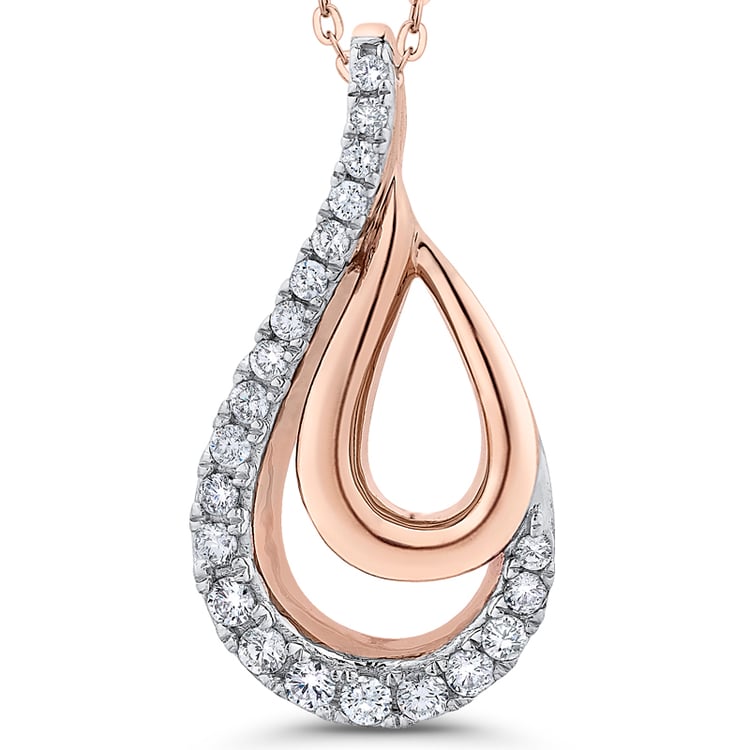 Elegantní přívěsek s diamanty 51674