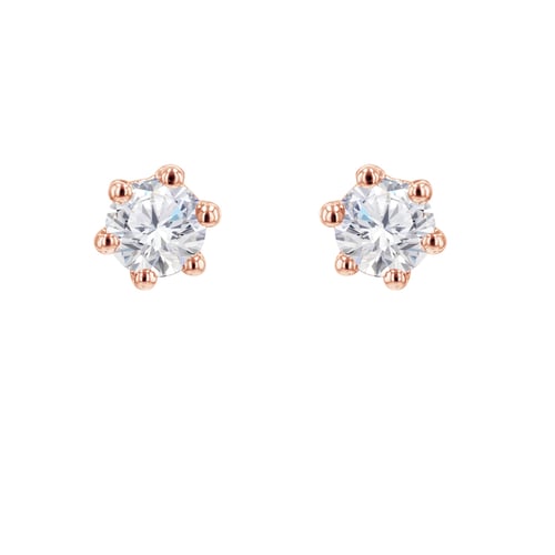 Minimalistické náušnice s lab-grown diamanty Jayne