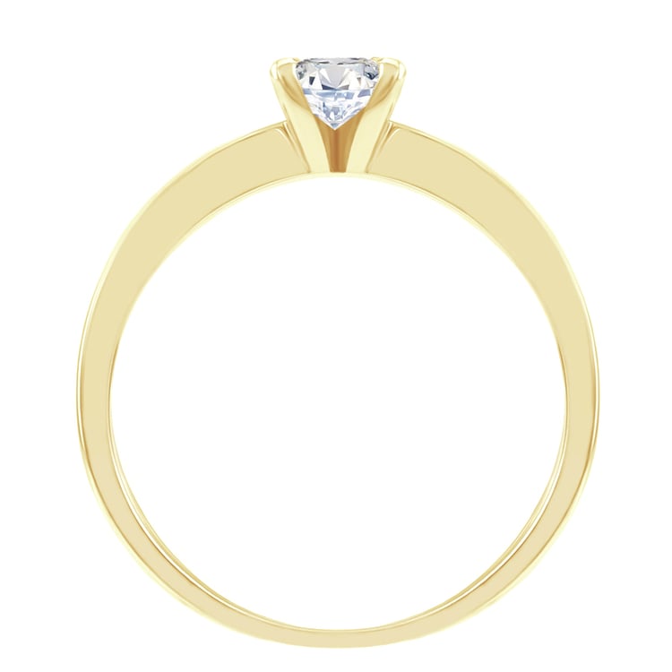 Zlatý solitaire prsten 82831