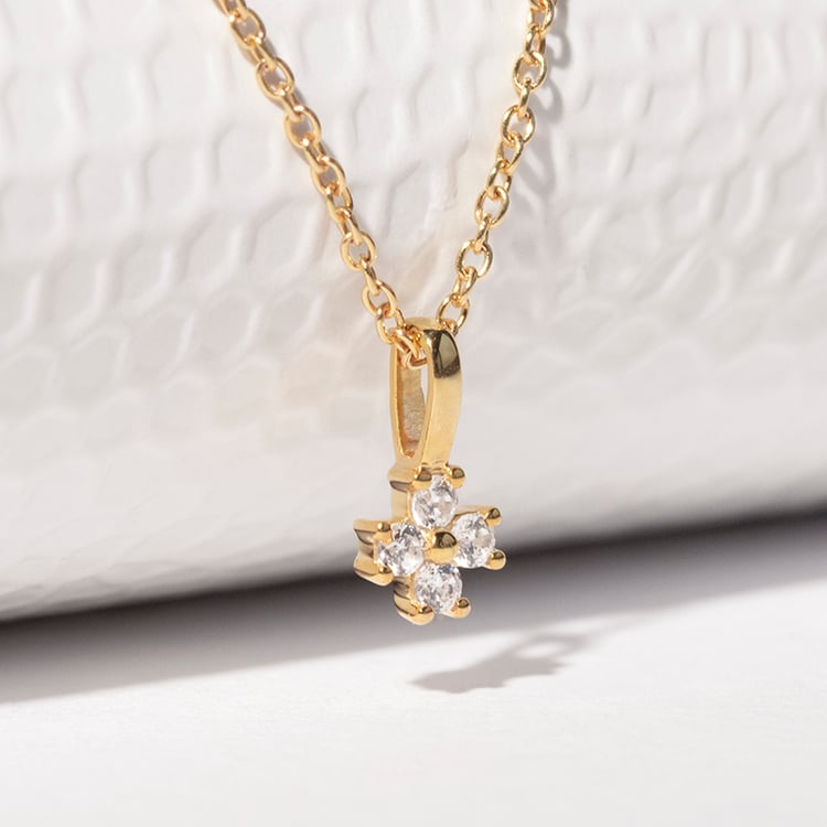 Přívěsek ve tvaru květiny s lab-grown diamanty Lars 113053