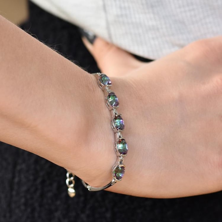 Náramek ze stříbra 18205