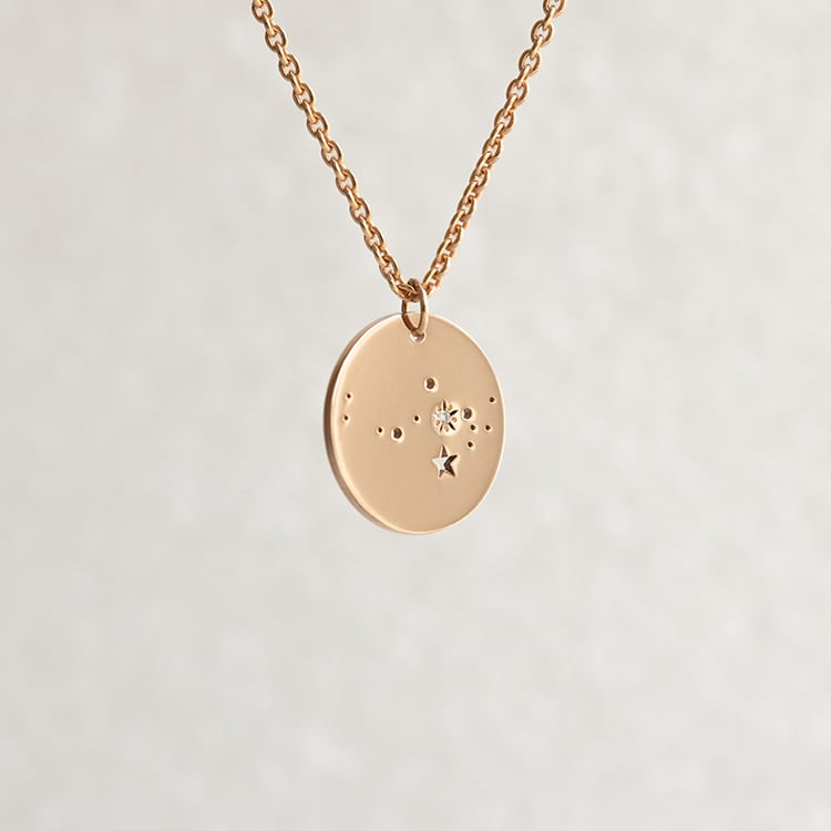 Stříbrný přívěsek se souhvězdím a diamantem Nyala 144834