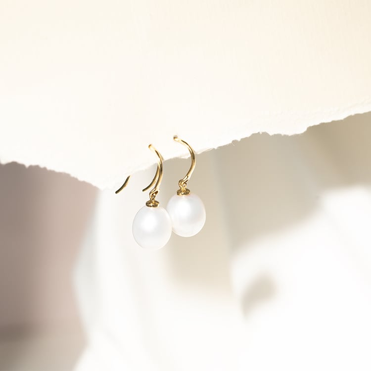 Zlatá perlová kolekce s 9-9.50mm perlami Eleni 138428