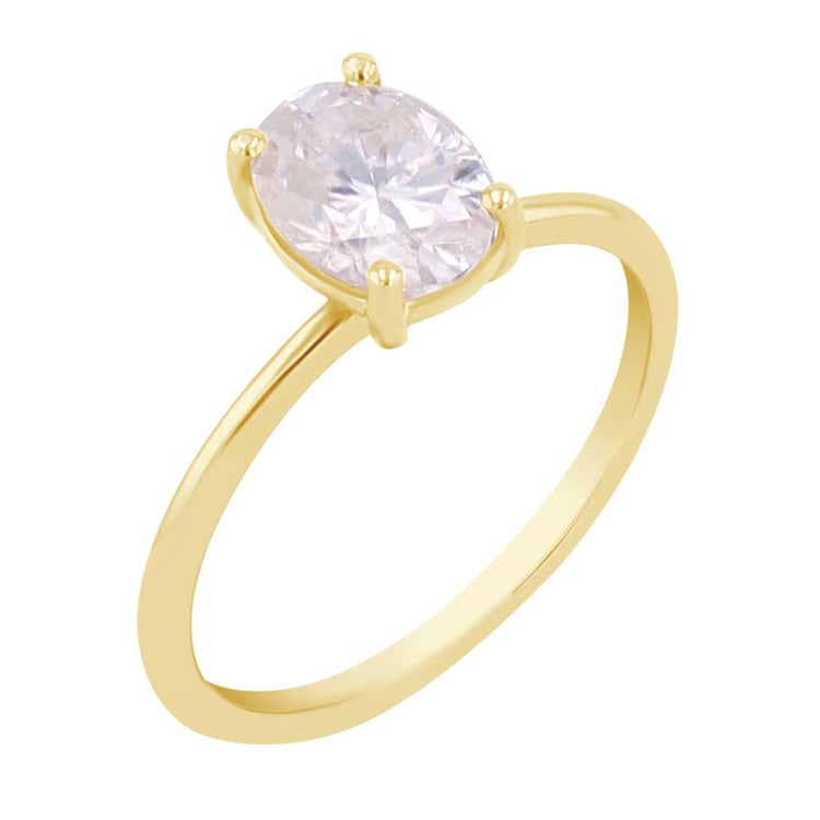 Zásnubní prsten s 0.52ct IGI certifikovaným lab-grown oval diamantem Frost