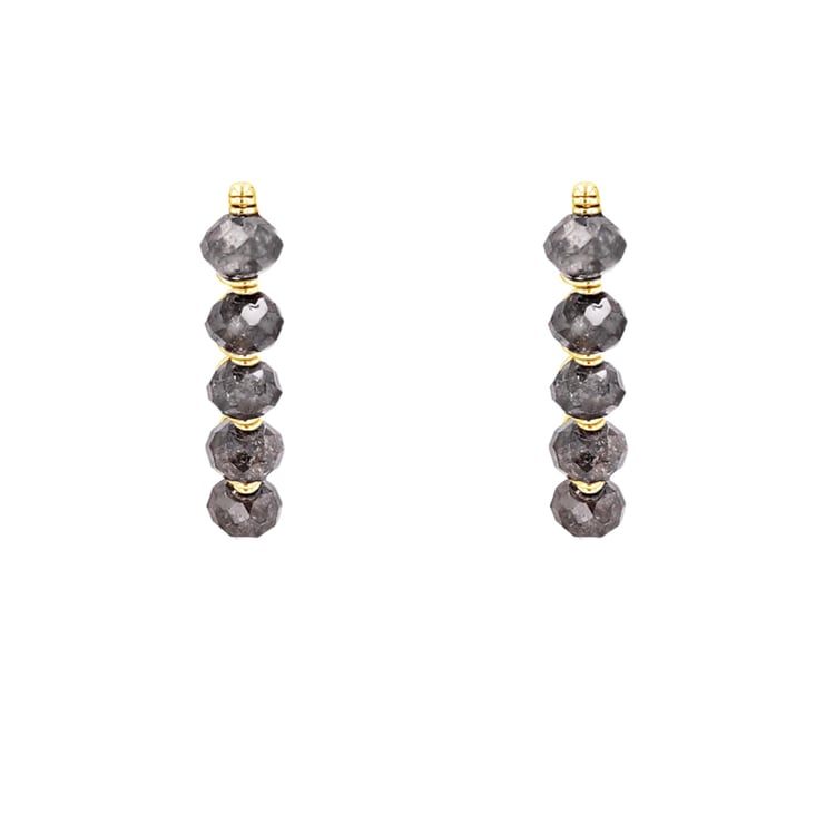 Visací náušnice se salt and pepper diamanty Brookes 98714