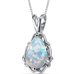 Bílý opál ve stříbrném přívěsku Bara