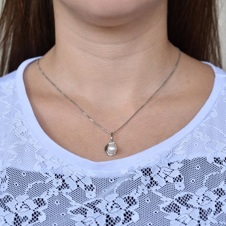 Náhrdelník s perlou Belva 6808