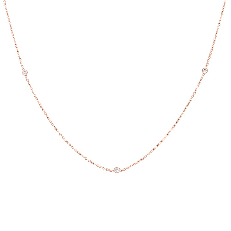 Náhrdelník se třemi diamanty 78666