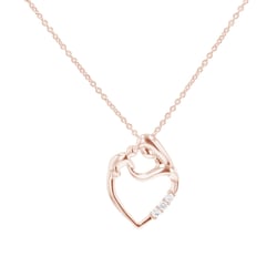 Přívěsek matka a dítě s diamanty Eisa