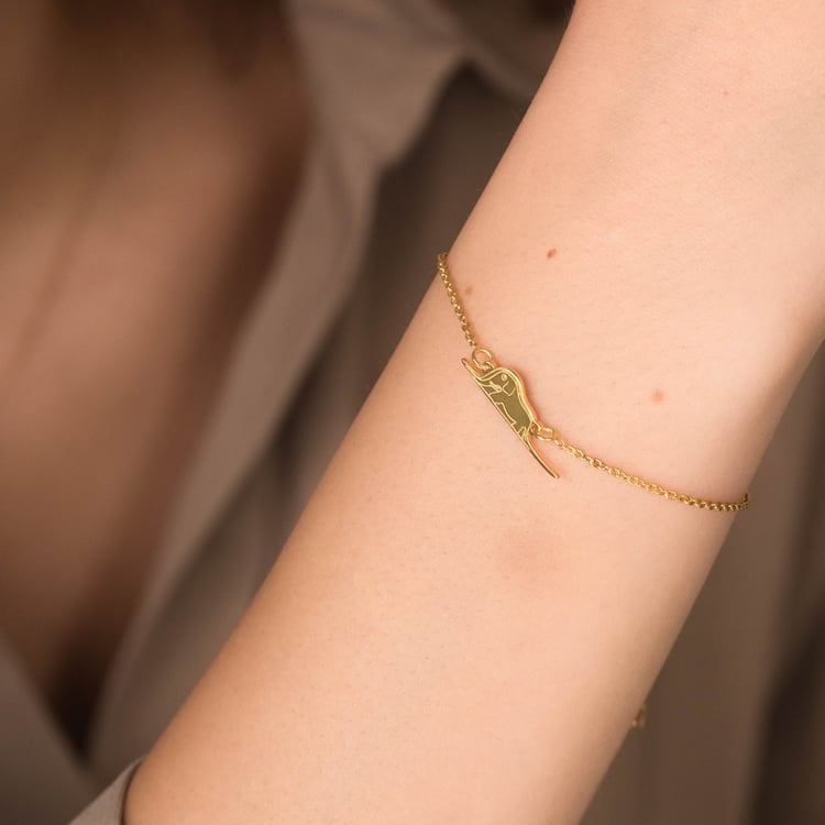 Náramek Malý princ se slonem a gravírem 165730