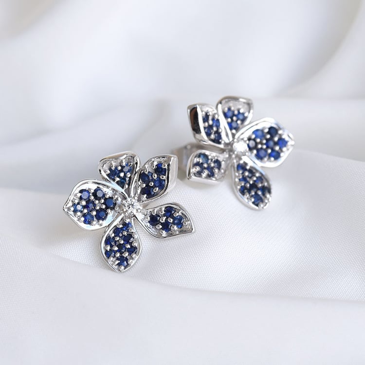 Safírové náušnice 84988