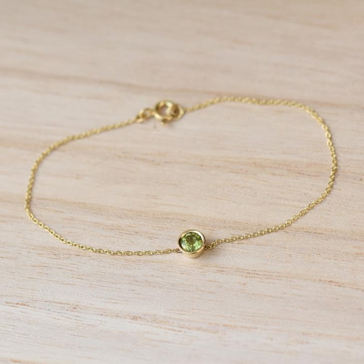 Náramek s olivínem 37972