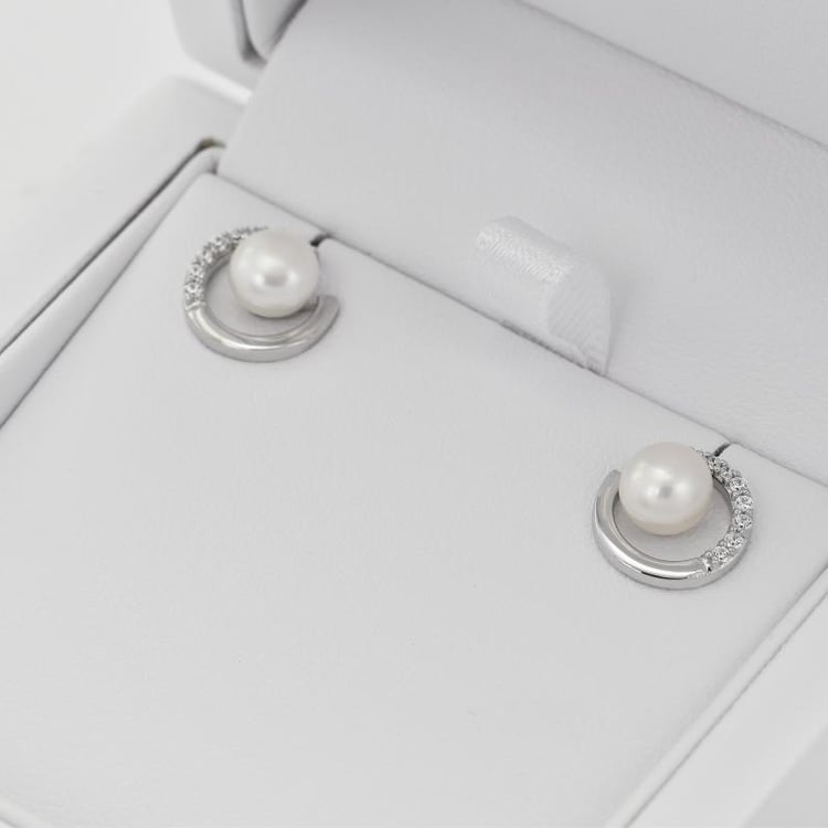 Perlové náušnice 27473