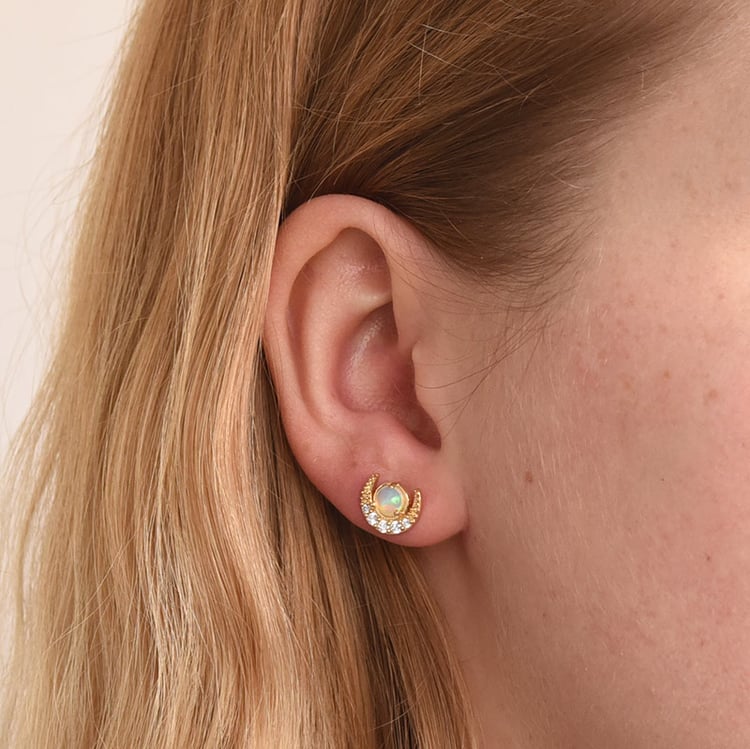 Opálové náušnice 73357