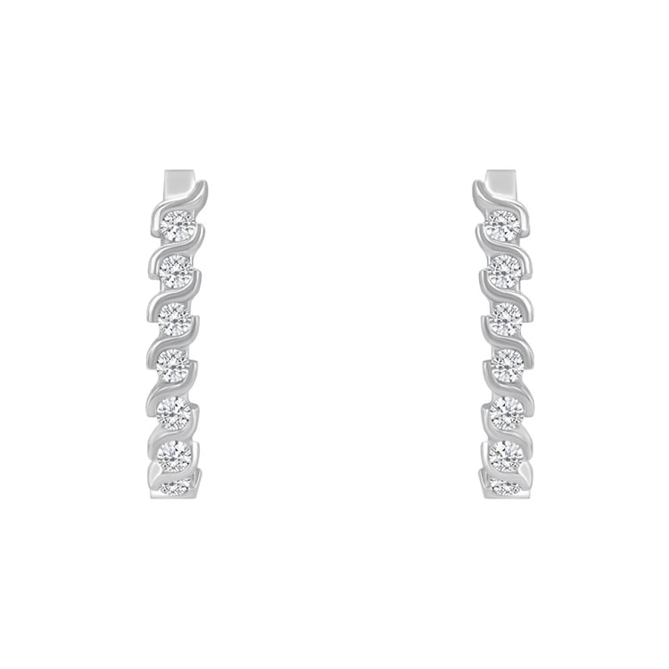 Diamantové náušnice 58694