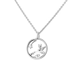 Stříbrný vykrojený přívěsek s liškou Malý princ