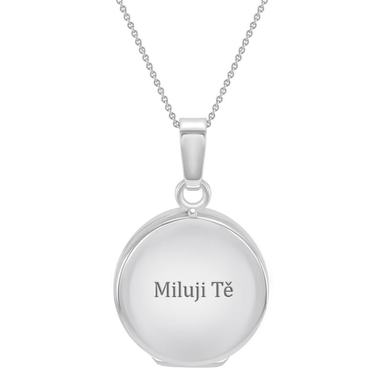 Zlatý medailon s gravírem 38095