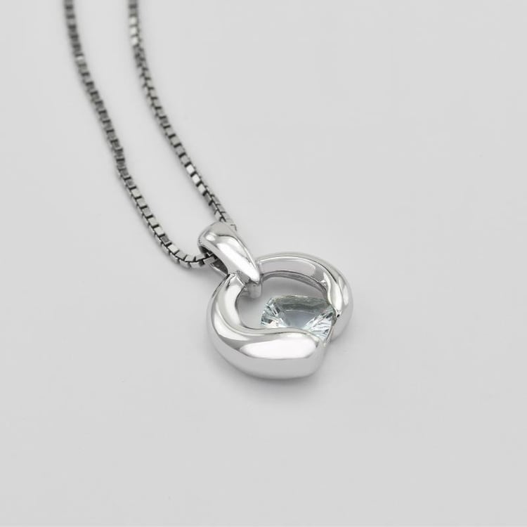 Přívěsek s akvamarínem 28607