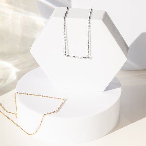 Minimalistický náhrdelník s lab-grown diamanty Isaac