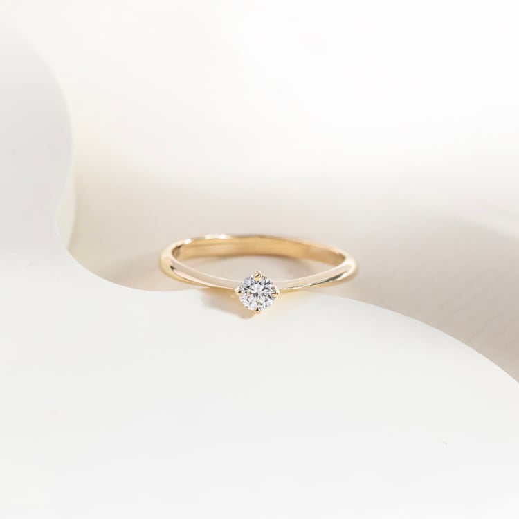 Zásnubní prsten s lab-grown diamantem Sevati 149488