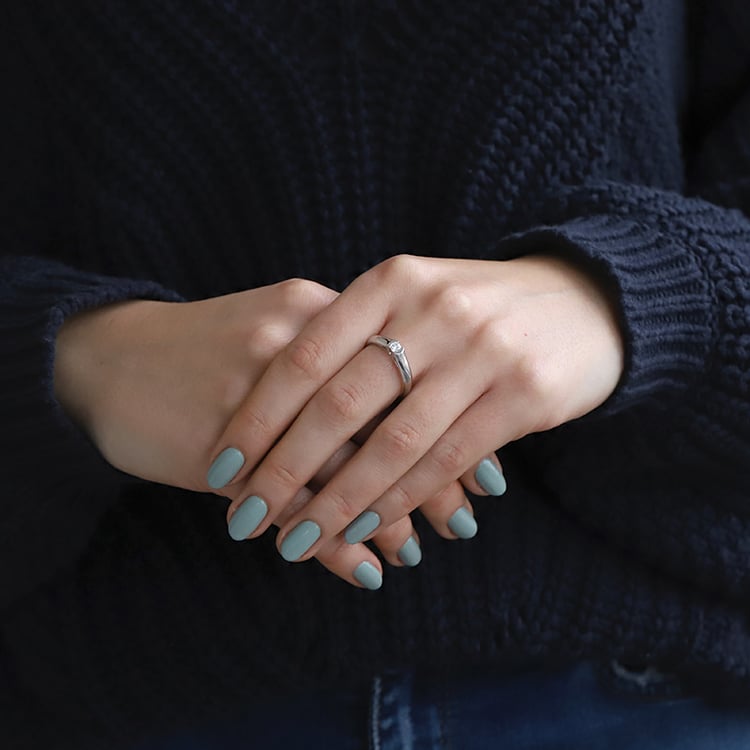 Zásnubní prsten s diamantem 74108