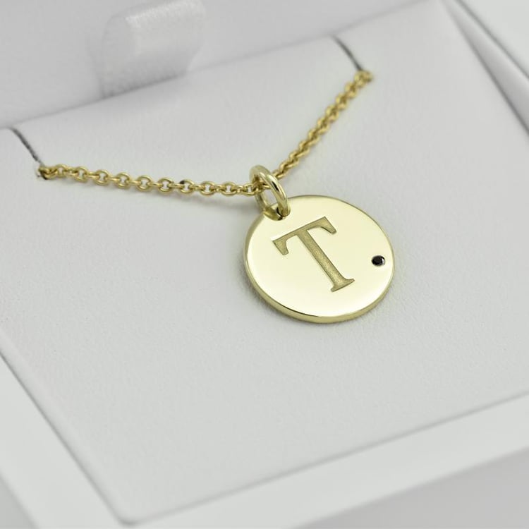 Zlatý přívěsek s gravírem 22432