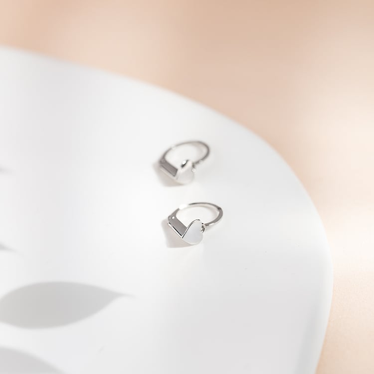 Zlaté dětské náušnice se srdíčky Angie 149119