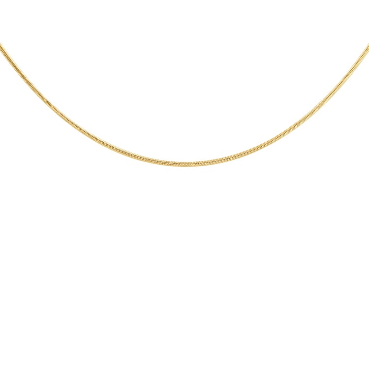 Snake řetízek 45 cm z 14k žlutého zlata