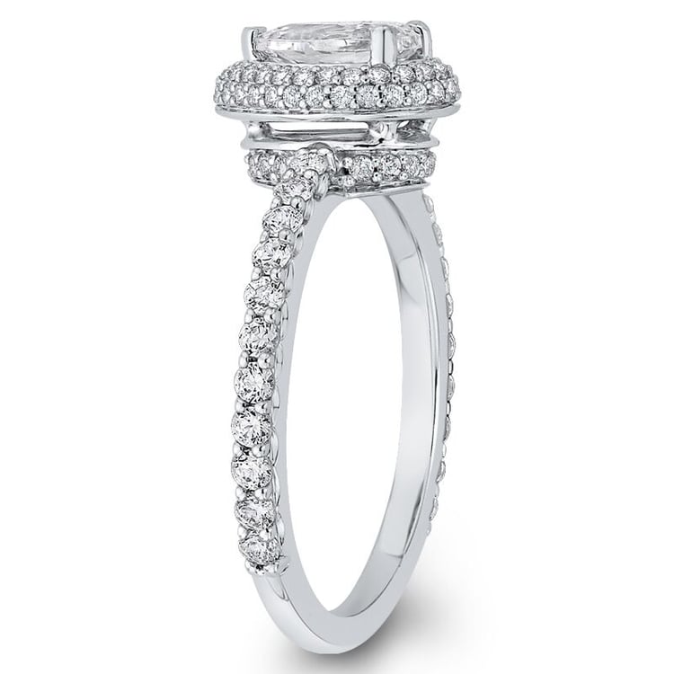 Zlatý diamantový zásnubní prsten 46491