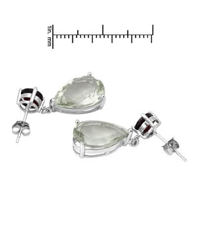 Náušnice s ametysty a granáty 1597