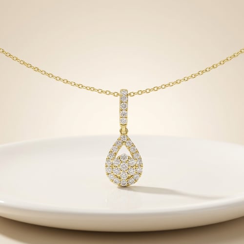 Romantický přívěsek s lab-grown diamanty Kai