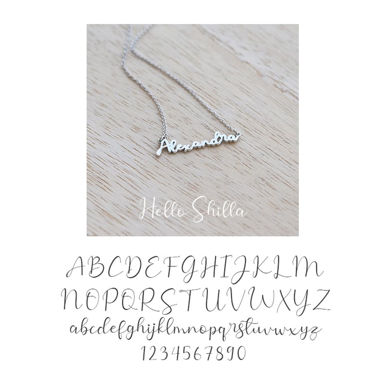 ukázka fontu Hello Shilla 67668