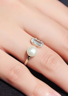 Prsten s perlou 14559