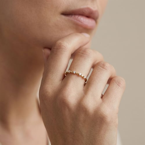 Eternity prsten s lab-grown diamanty Khalid