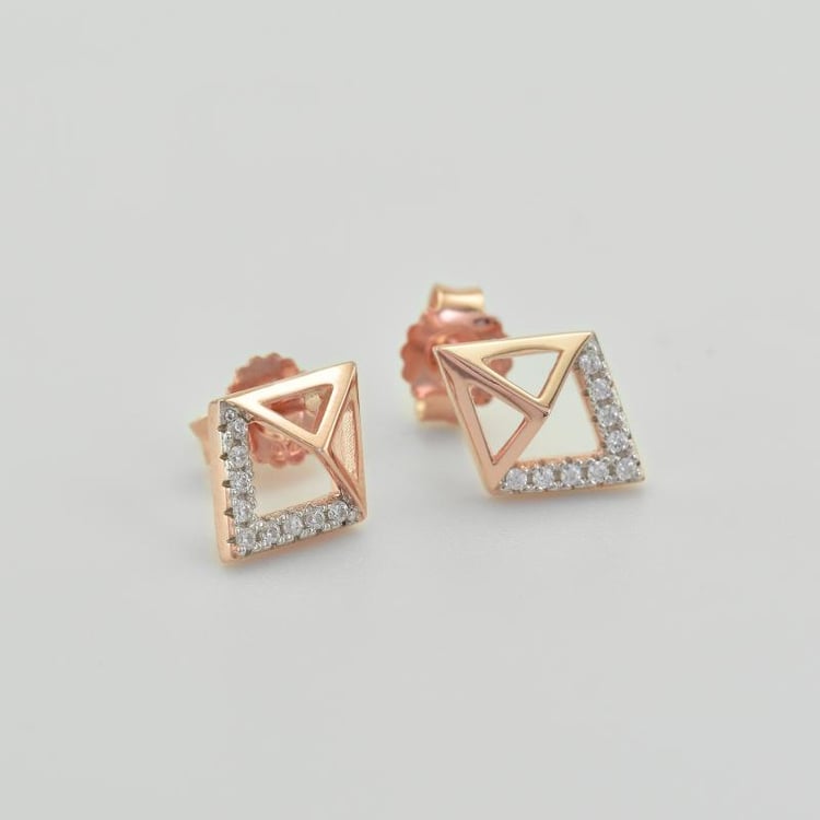 Náušnice ze stříbra 35357