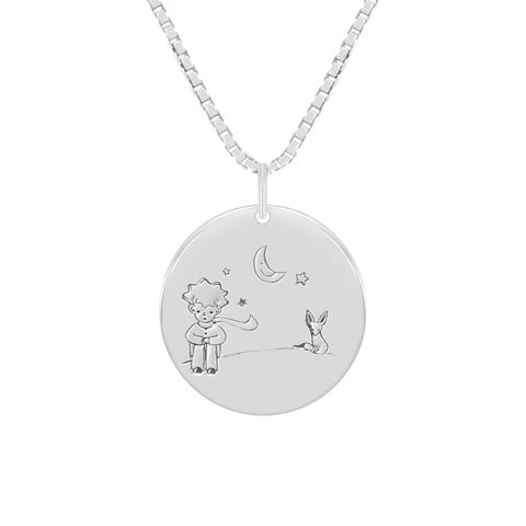 Zlatý přívěsek princ a liška s gravírem dle vaší volby Saint 51977