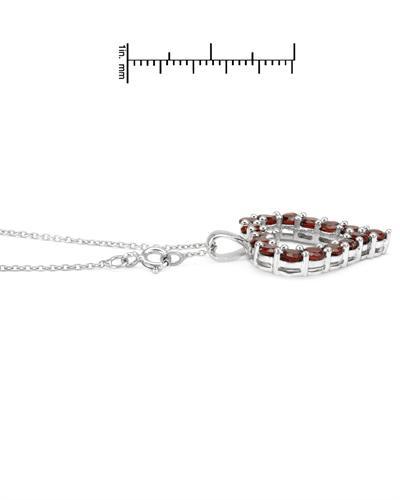 Granátový náhrdelník ze stříbra 954