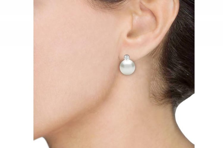 Zlaté perlové náušnice Coronah 7861