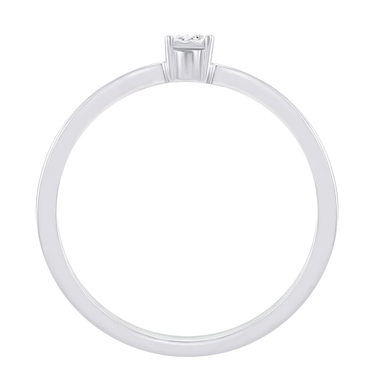 Elegantní zásnubní prsten s diamantem Ximena 43626