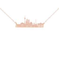 Zlatý či platinový náhrdelník města Berlín