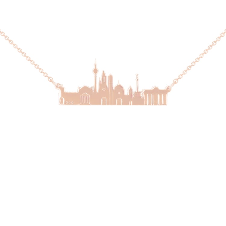 Zlatý či platinový náhrdelník města Berlín 113765